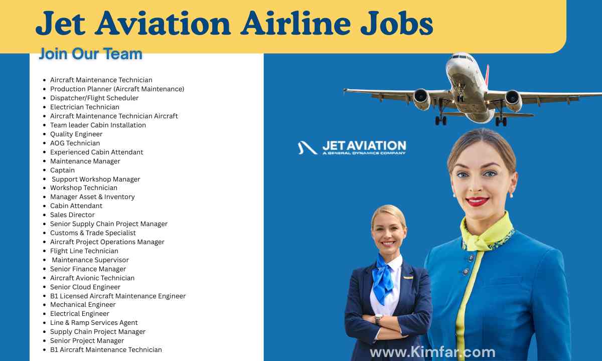  Jet Aviation Airline Jobs