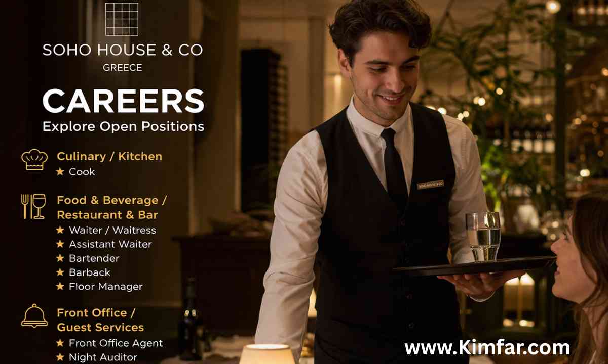 Soho House & Co Hospitality Jobs Greece