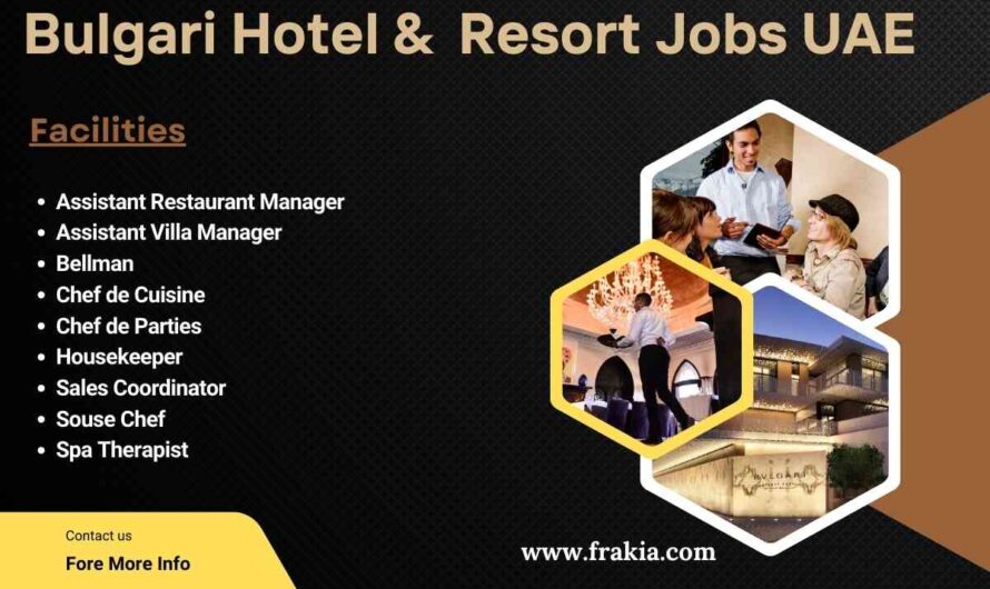 Bulgari Hotel & Resort Jobs UAE