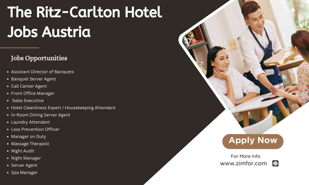 The Ritz-Carlton Hotel Jobs Austria