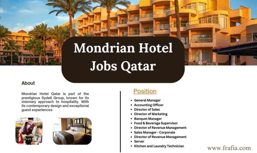 Mondrian Hotel Jobs Qatar