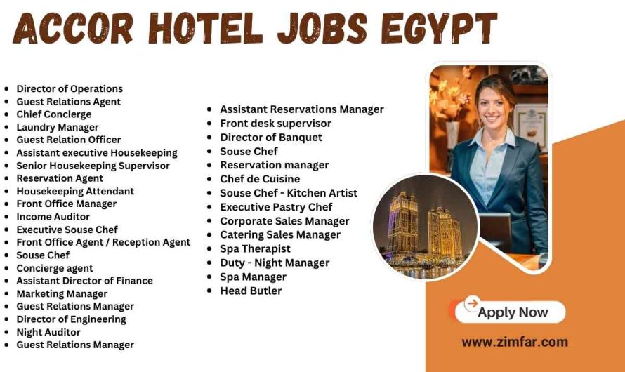 Accor Hotel Jobs Egypt