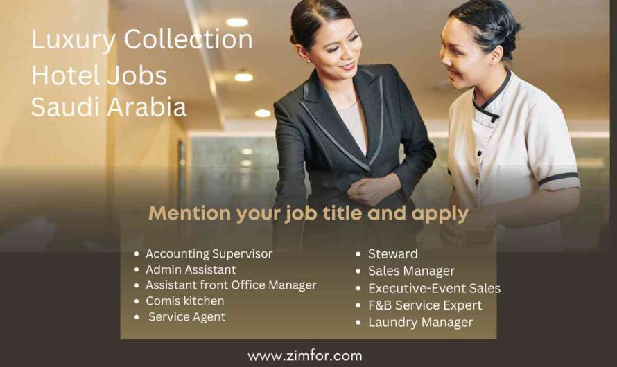 The Luxury Collection Hotel Jobs Saudi Arabia