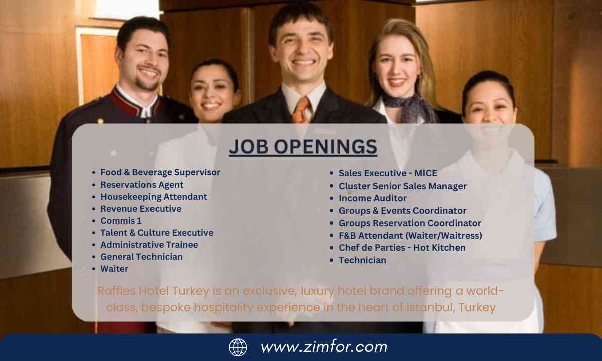 Raffles Hotel Jobs Turkey