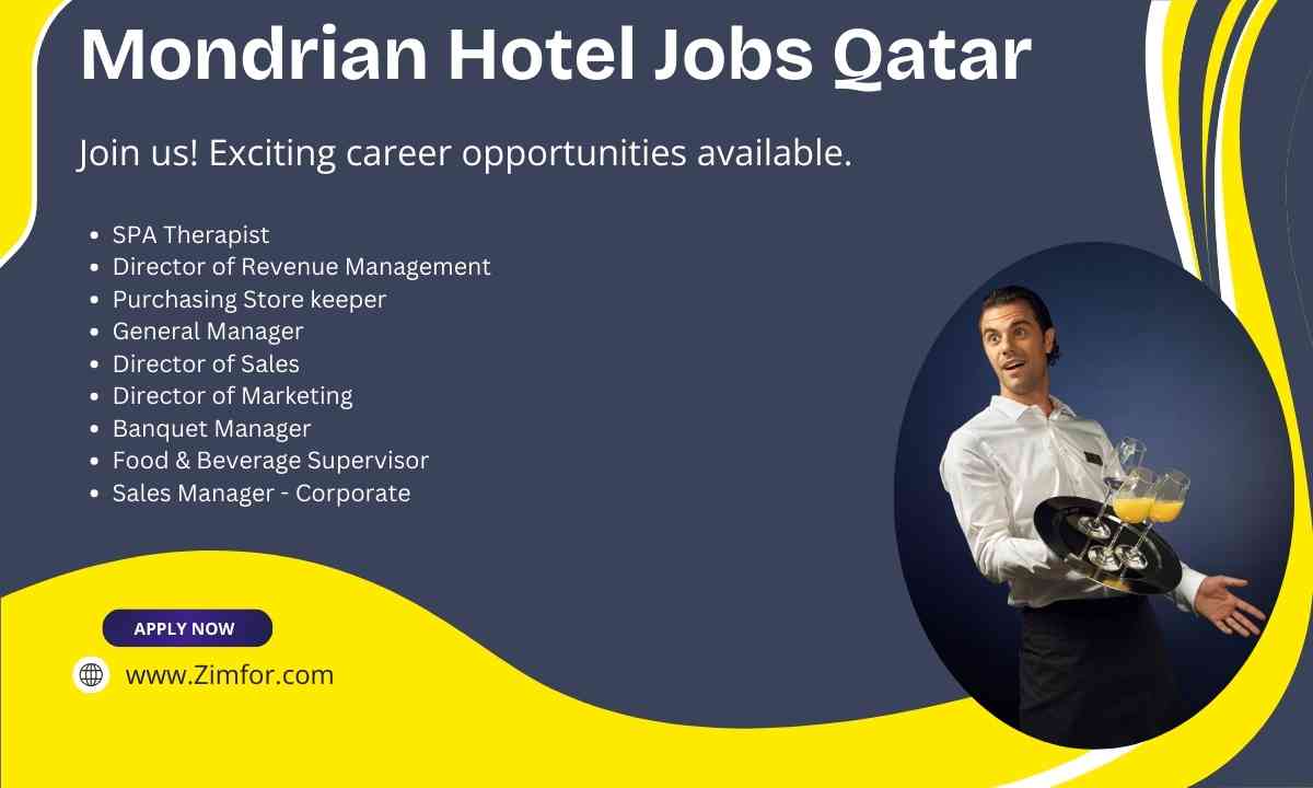 Mondrian Hotel Jobs Qatar