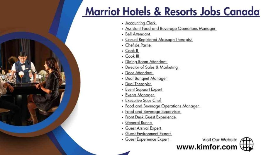 Marriot Hotels & Resorts Jobs Canada