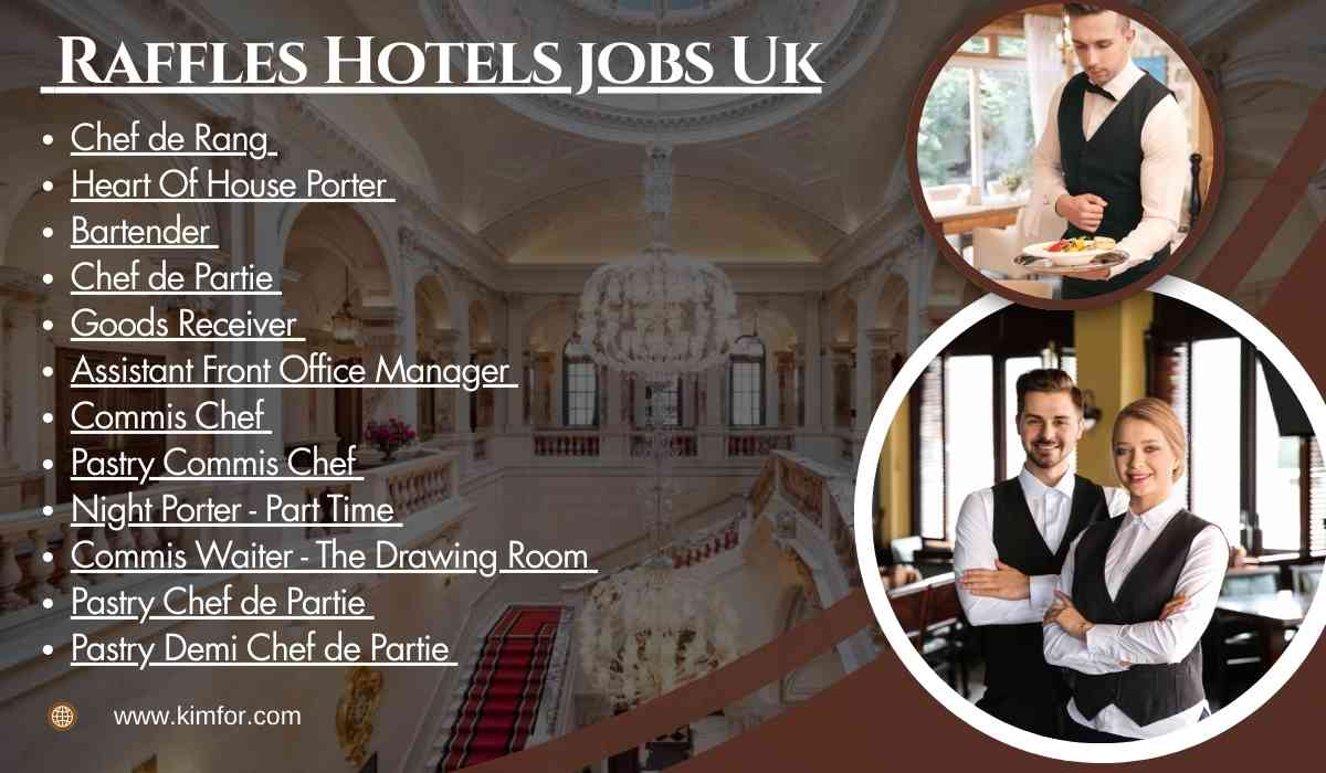 Raffles Hotels jobs Uk
