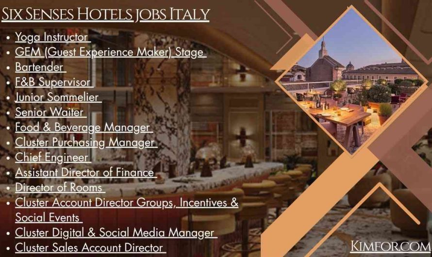 Six Senses Hotels jobs Italy