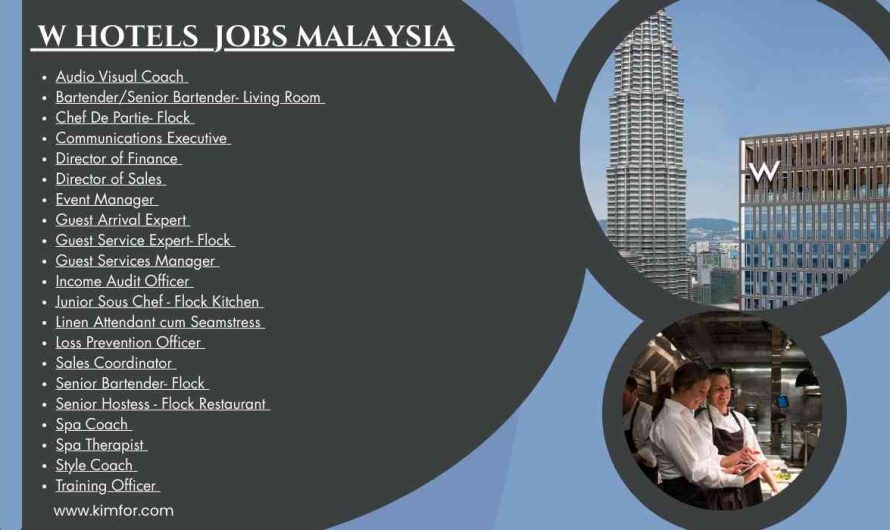W Hotels  jobs Malaysia