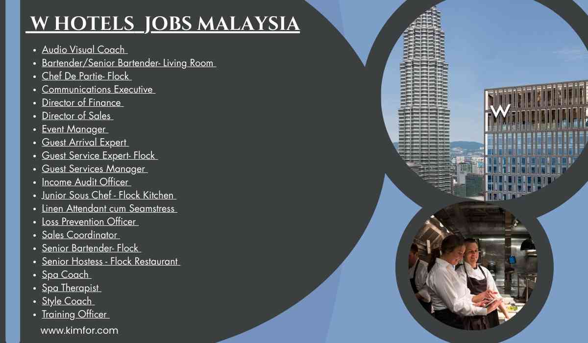 W Hotels jobs Malaysia