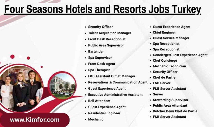 Four Seasons Hotels and Resorts Jobs Turkey
