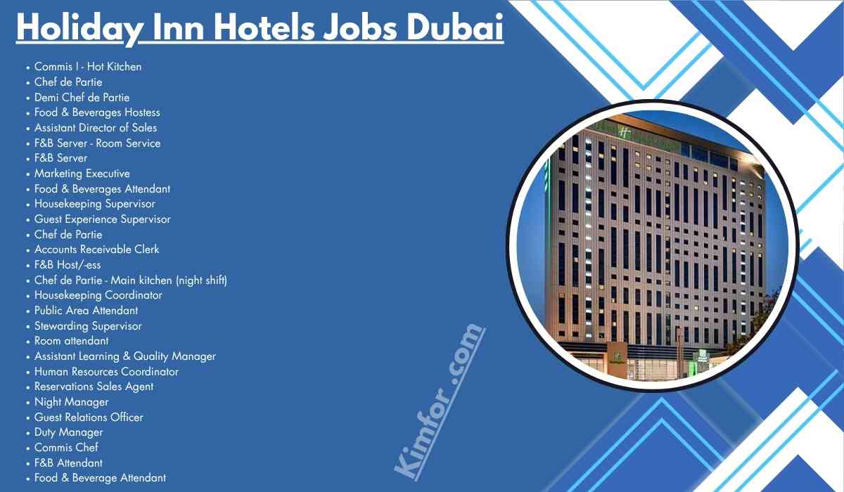 Holiday Inn Hotels Jobs Dubai