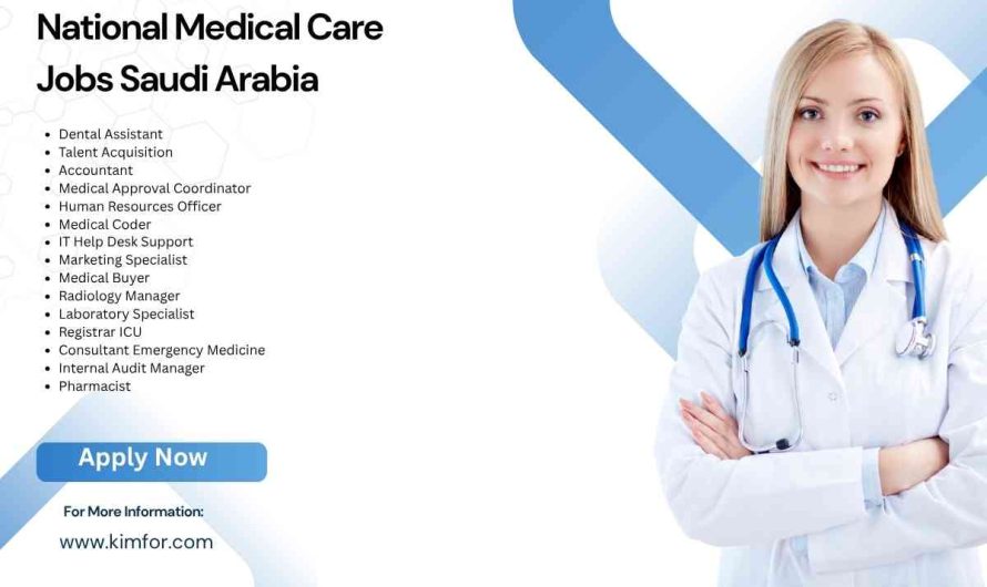 National Medical Care Jobs Saudi Arabia