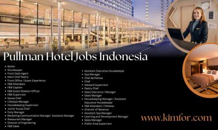 Pullman Hotel Jobs Indonesia