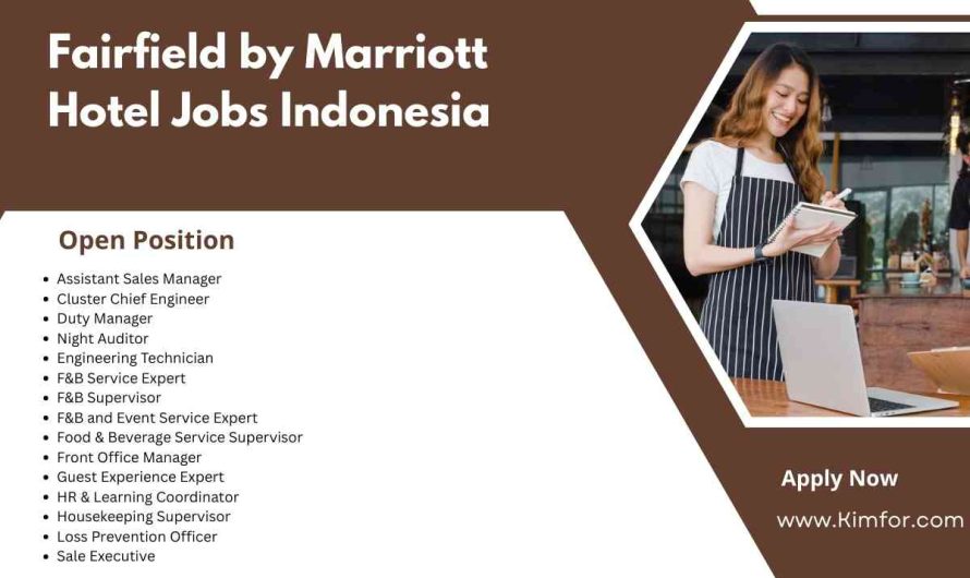 Fairfield by Marriott Hotel Jobs Indonesia