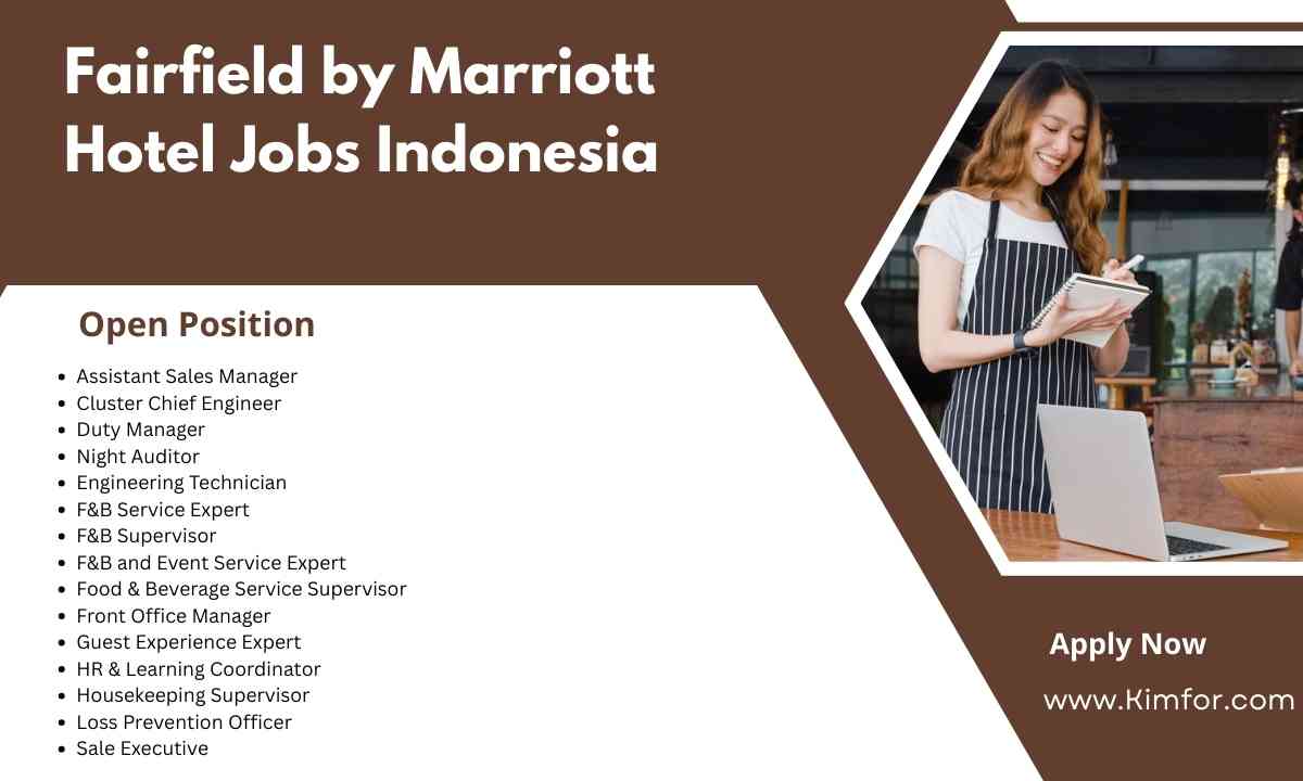 Fairfield by Marriott Hotel Jobs Indonesia
