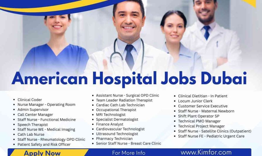 American Hospital Jobs Dubai