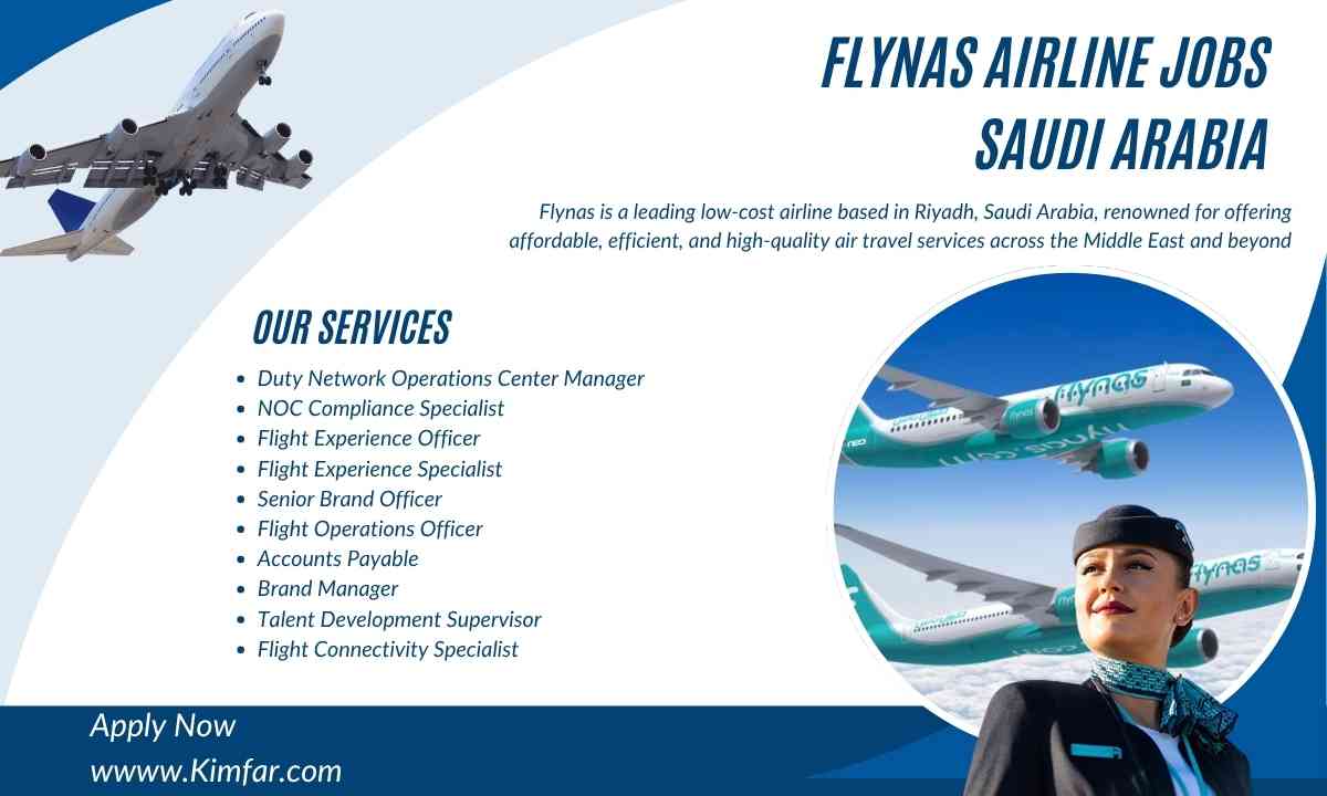 Flynas Airline Jobs Saudi Arabia