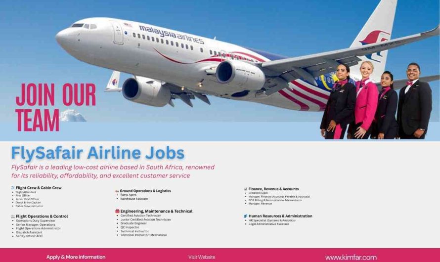 FlySafair Airline Jobs