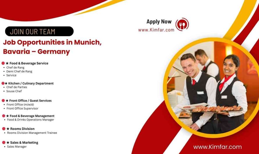 Job Opportunities in Munich, Bavaria – Germany
