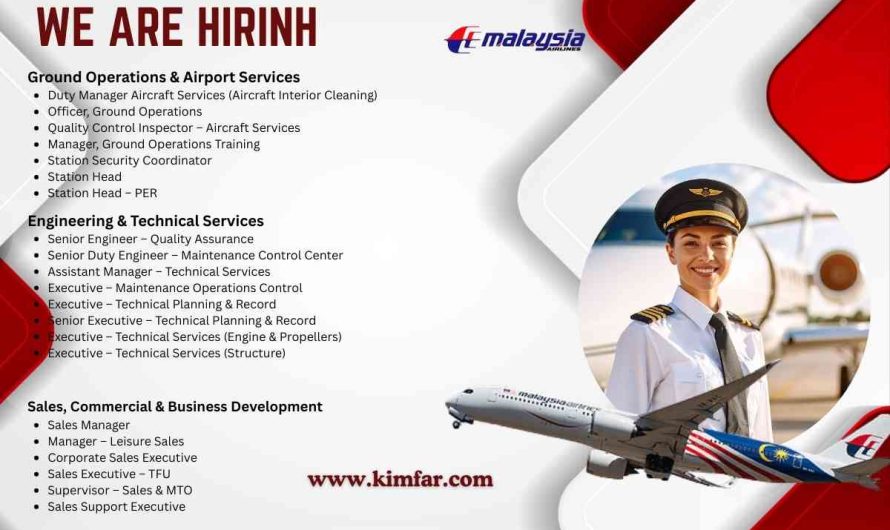 Malaysian Aviation Group Jobs