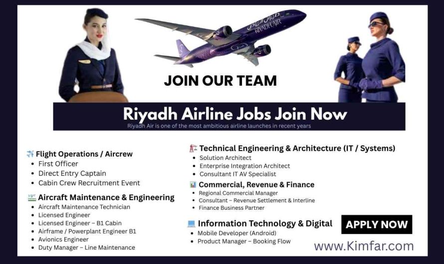 Riyadh Airline Jobs Join Now