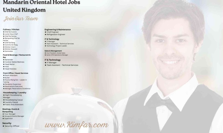 Mandarin Oriental Hotel Jobs United Kingdom