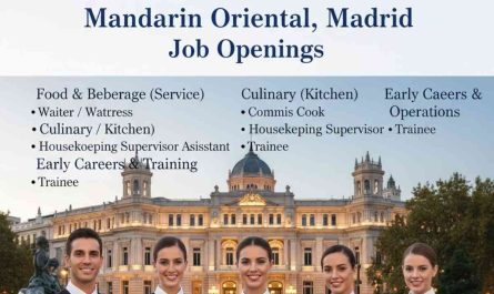 Mandarin Oriental, Madrid Hotel Jobs Spain