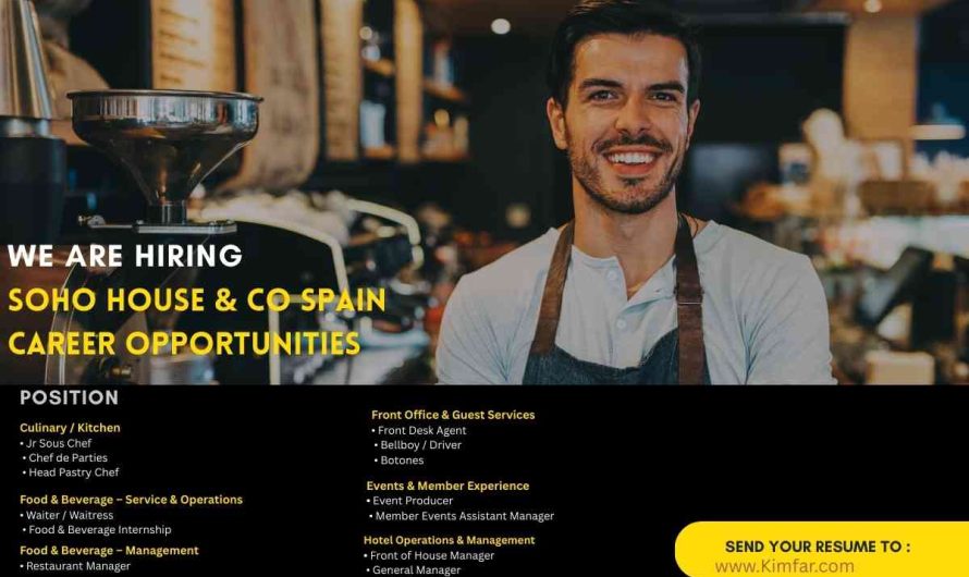 Soho House & Co Spain – Career Opportunities