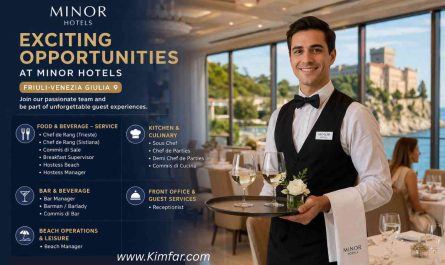Minor Hotels Job Openings in Friuli-Venezia Giulia, Italy