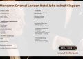 Mandarin Oriental London Hotel Jobs united Kingdom